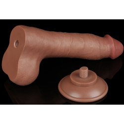 LoveToy SlidingSkin Gode Sliding Skin 14.5 x 4cm Marron